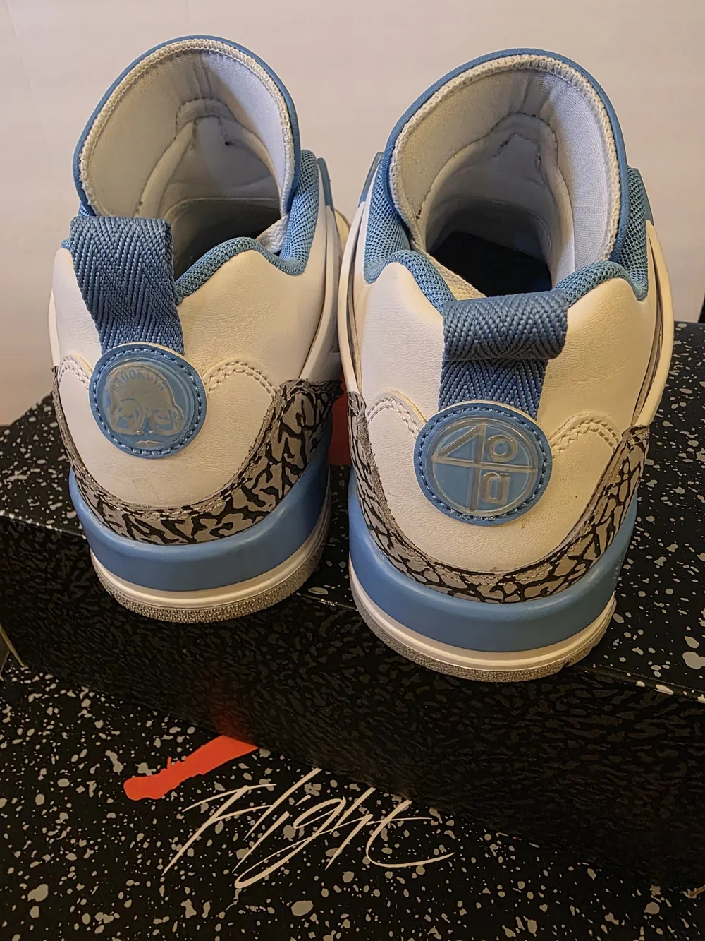 Carolina Blue Spizikes – Size 8.5